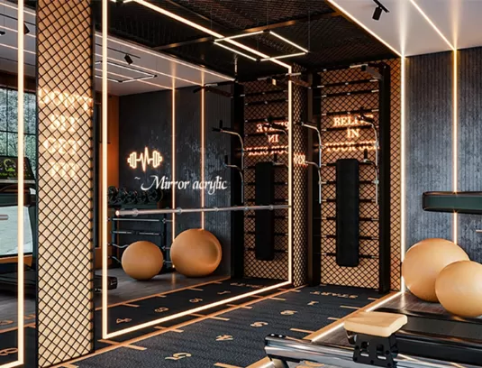 Applications of Silver & Gold Acrylic Mirror Panels